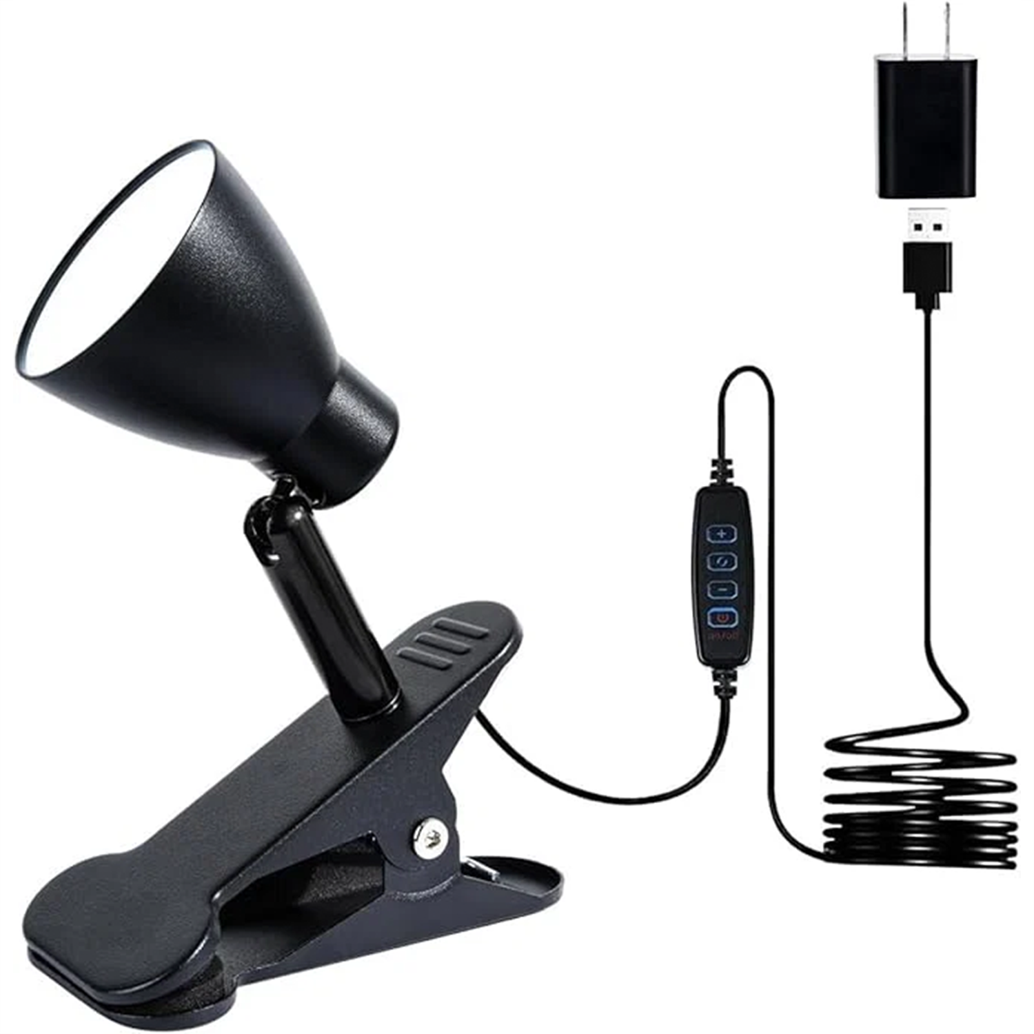 Adjustable \+ Clip‑On LED Lamp Multi‑Color Temperature For Desk And Bedside Use