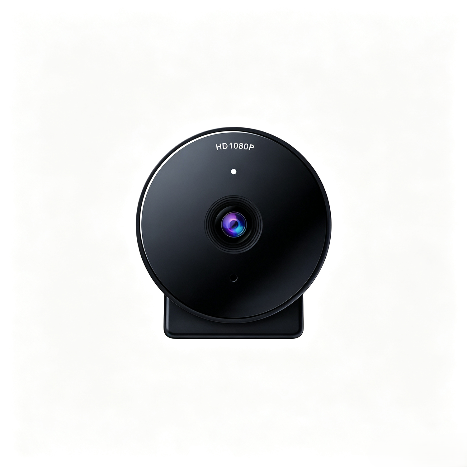 Round 1080P USB Webcam Built‑in Microphone Clip‑On Camera For Video Calls And Streaming
